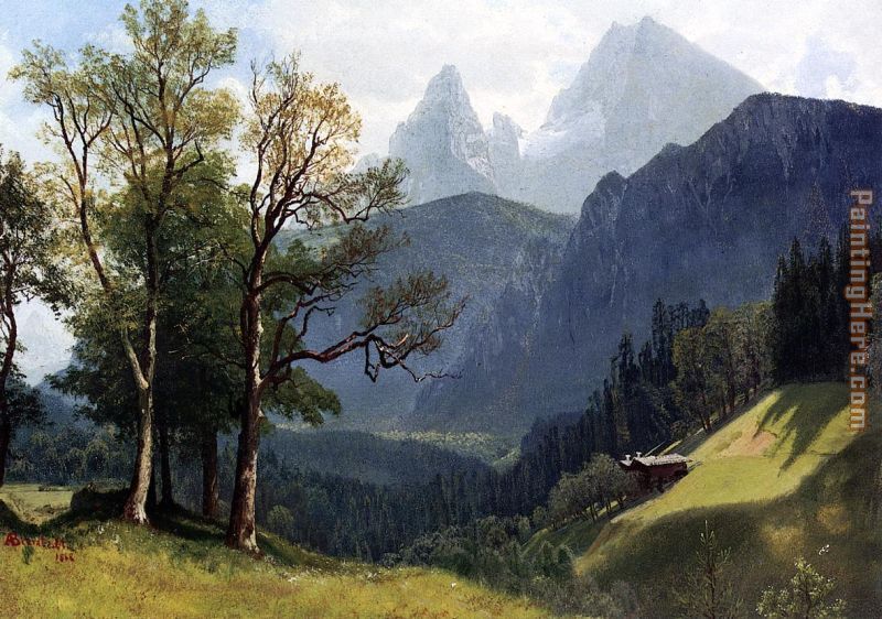Albert Bierstadt Tyrolean Landscape